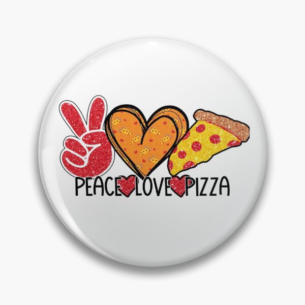 Item preview, Peace Love Pizza Lover Italian Gift Funny Pizzeria Dough Oven Food designed and sold by Style4You24.