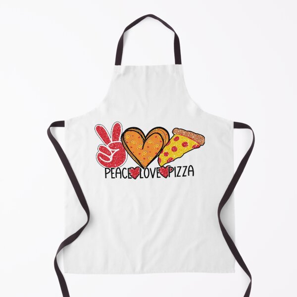 Item preview, Peace Love Pizza Lover Italian Gift Funny Pizzeria Dough Oven Food designed and sold by Style4You24.
