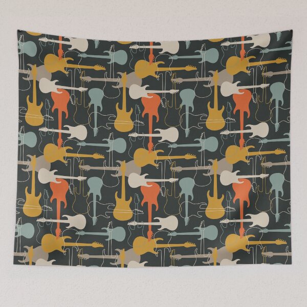 Item preview, Retro Guitar Color designed and sold by VintageViolet79.