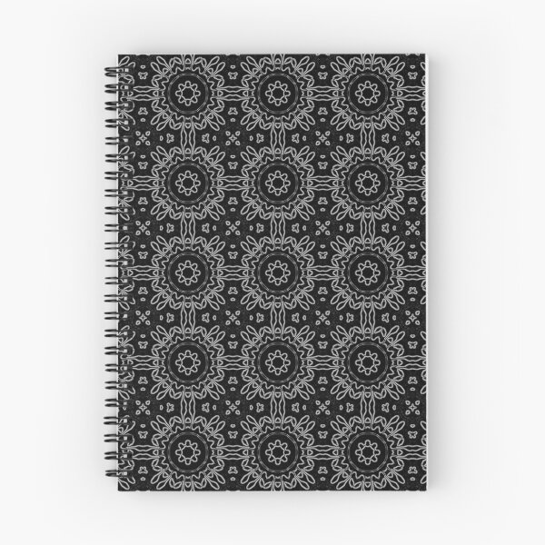 Item preview, Monochrome Kaleidoscope Flower Patter designed and sold by VilaPropuh.