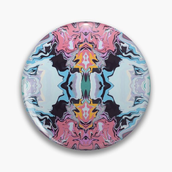 Item preview, Rorschach rogue | liquid pour | marble art designed and sold by Amanda Ozga.