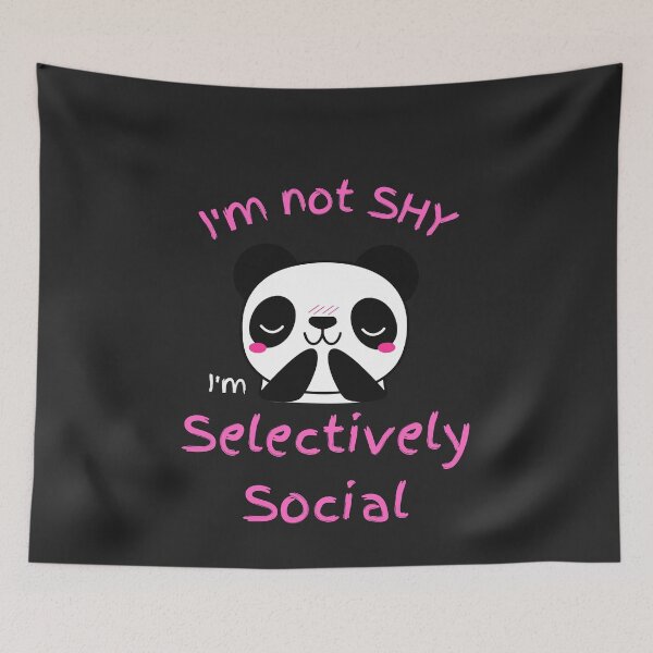 Item preview, Im not shy - Im selectively social designed and sold by Clurixious.