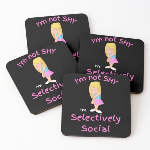 Item preview, Im not shy - Im selectively social designed and sold by Clurixious.