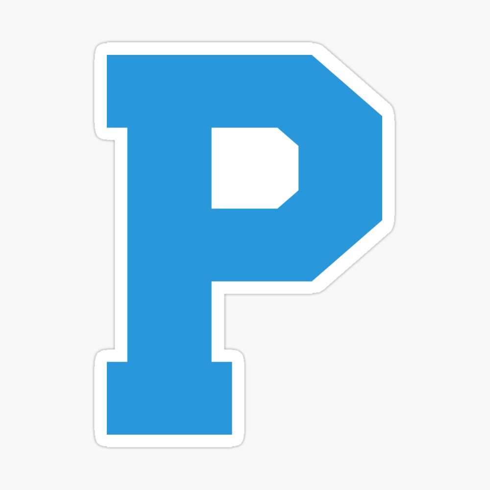 alphabet blue p sports letter p poster for sale by thecultstuff redbubble