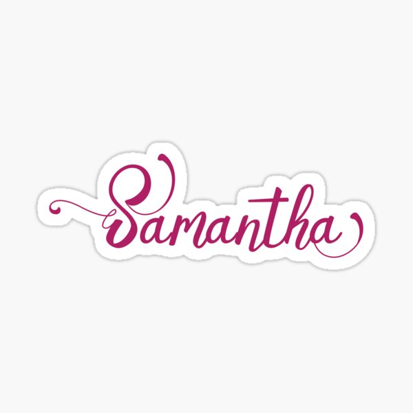 Pegatina «Samantha - nombre» de navtrav | Redbubble Pegatina «Samantha - nombre» de navtrav | Redbubble
