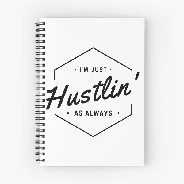 Item preview, Hustlin' - Black designed and sold by Tee4Daily.