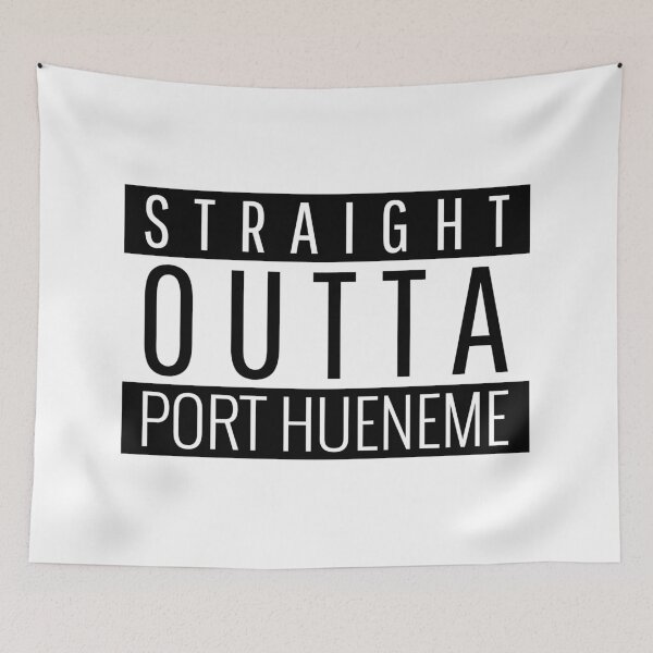 Item preview, Straight Outta Port Hueneme California  designed and sold by Teelogic.