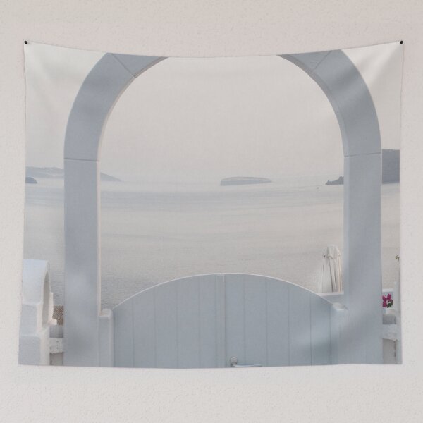 Item preview, Santorini Oia Gate #1 #minimal #wall #art  designed and sold by Anita's & Bella's Art.