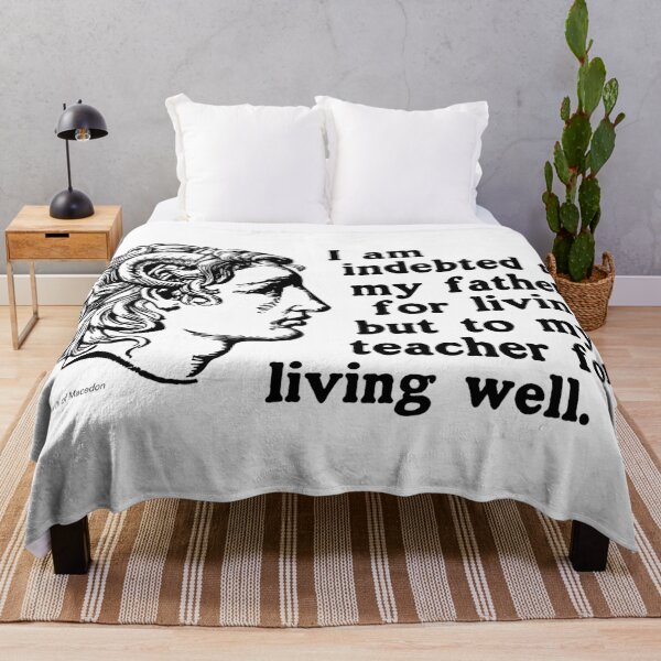 Item preview, Alexander the Great: Quote about debt to teacher designed and sold by Happy Puppy Print On Demand.