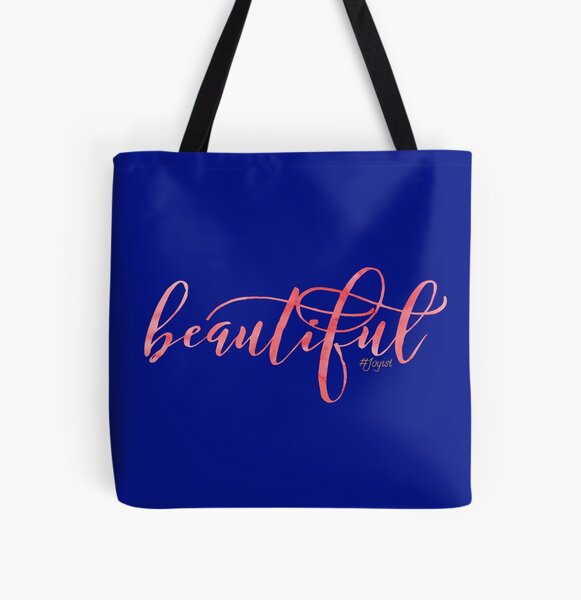 Just Beautiful All Over Print Tote Bag