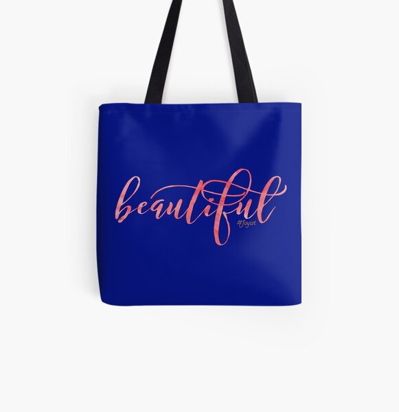 Just Beautiful All Over Print Tote Bag