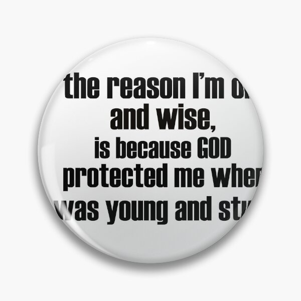 Item preview, the reason i'm gold and wife is because god protected me when i was young and stupid : Gift For Dad, Aesthetic Gift Goth Shirt Grunge Shirt Jersey Short Sleeve Tee Aesthetic Shirt designed and sold by anas naceri.