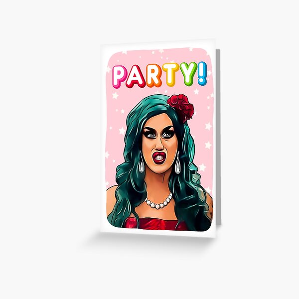 Item preview, Adore Delano drag queen birthday card. designed and sold by Swish & Scribble.