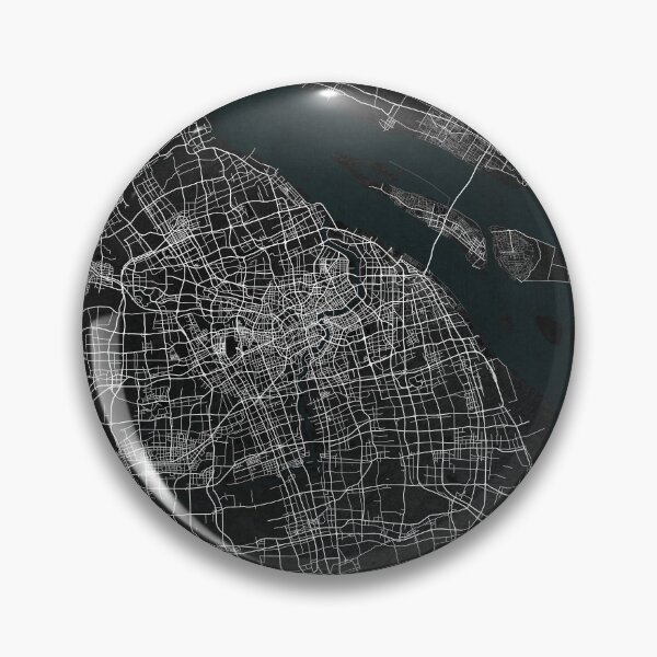 Item preview, Shanghai City Map of China - Dark designed and sold by deMAP.