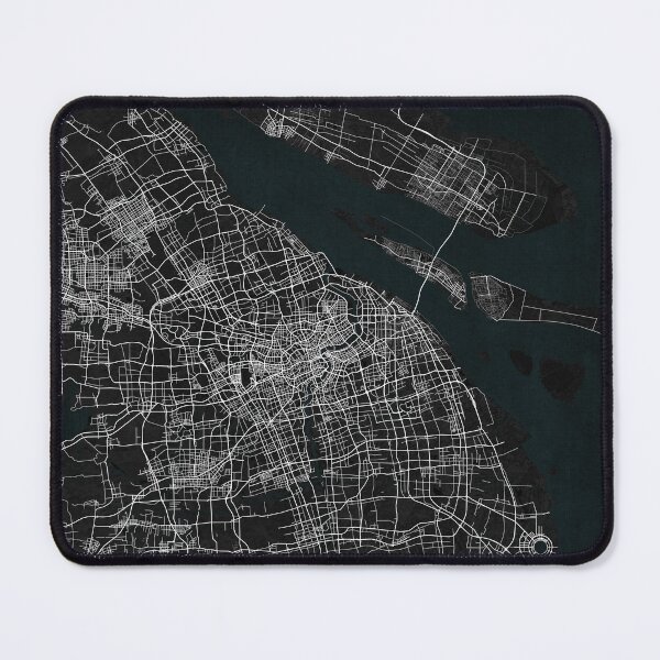 Item preview, Shanghai City Map of China - Dark designed and sold by deMAP.