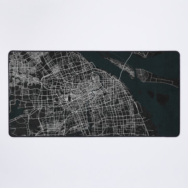 Item preview, Shanghai City Map of China - Dark designed and sold by deMAP.