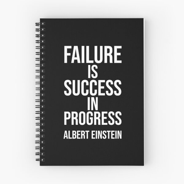 Item preview, Failure Is - Einstein quote designed and sold by Philippe Derungs.