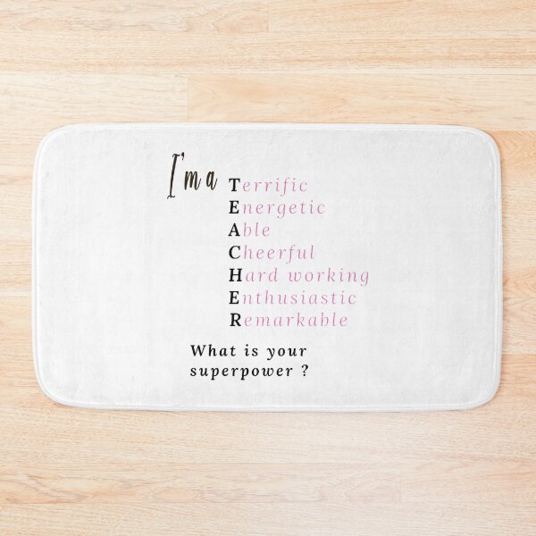 Item preview, Teaching is my superpower - explanation  designed and sold by Kinkalow.