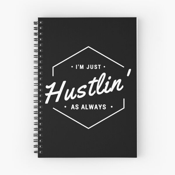 Item preview, Hustlin' - White designed and sold by Tee4Daily.