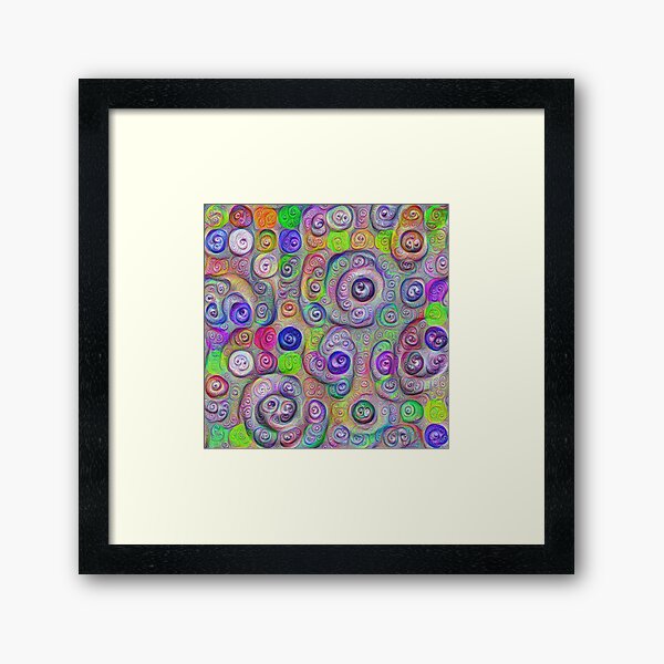 Item preview, Space snowballs #DeepDreamed designed and sold by blackhalt.