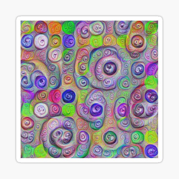 Space snowballs #DeepDreamed Sticker