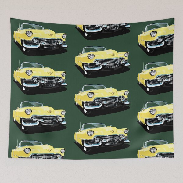 Item preview, 1954 Cadillac Series 62 Convertible in yellow designed and sold by candc-retro.