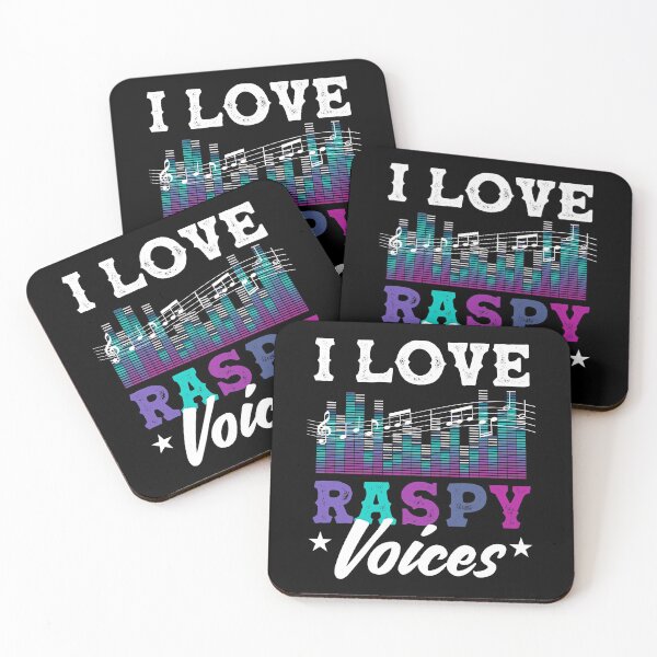 Aperçu de l'œuvre J'aime les voix rauques pour le chanteur créée et vendue par fatshirt.