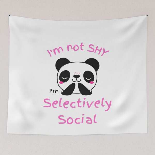 Item preview, Im not shy - Im selectively social designed and sold by Clurixious.