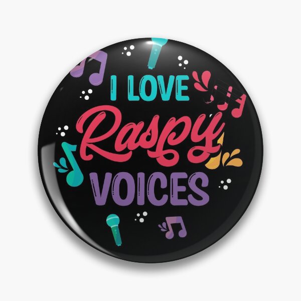 Item preview, I love raspy voices for singer designed and sold by fatshirt.