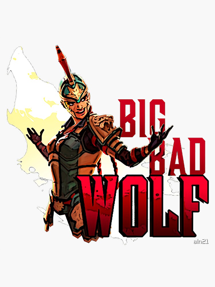 Apex Legends Holospray Loba Big Bad Wolf Sticker By Aln Redbubble