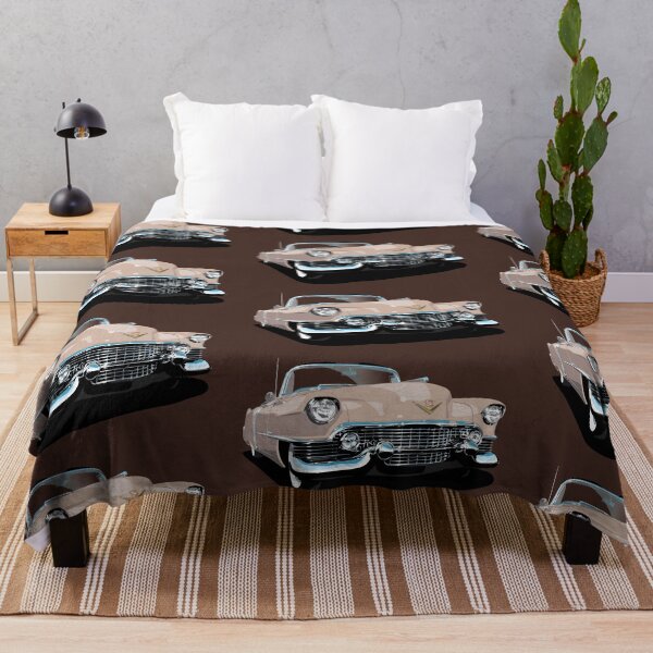 Item preview, 1954 Cadillac Series 62 Convertible in dusky pink designed and sold by candc-retro.