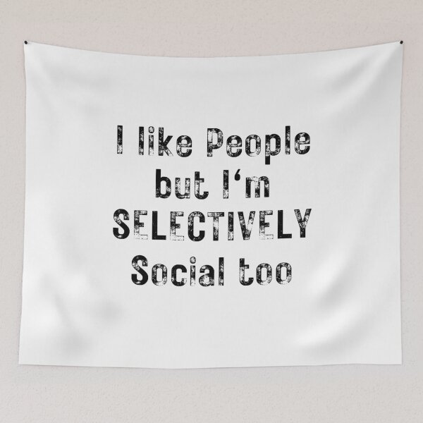 Item preview, I like people but im selectively social too designed and sold by Clurixious.