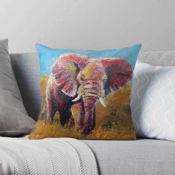 Marching Through the Tall Grass by Thomas Andrew Throw Pillow