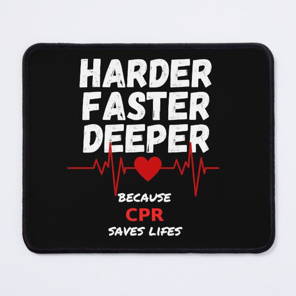 Item preview, Harder, faster, deeper, nurse life designed and sold by DeVeauDesign.