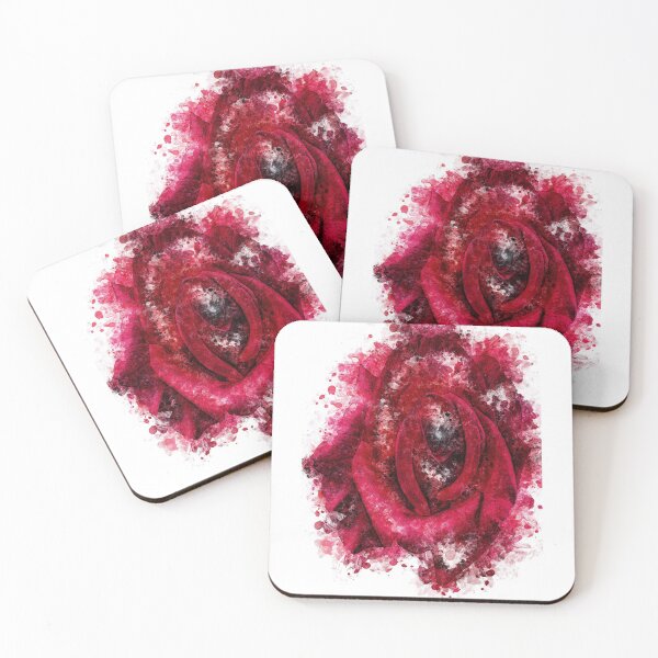 Item preview, Red Rose Abstract color designed and sold by artdragongift 15.