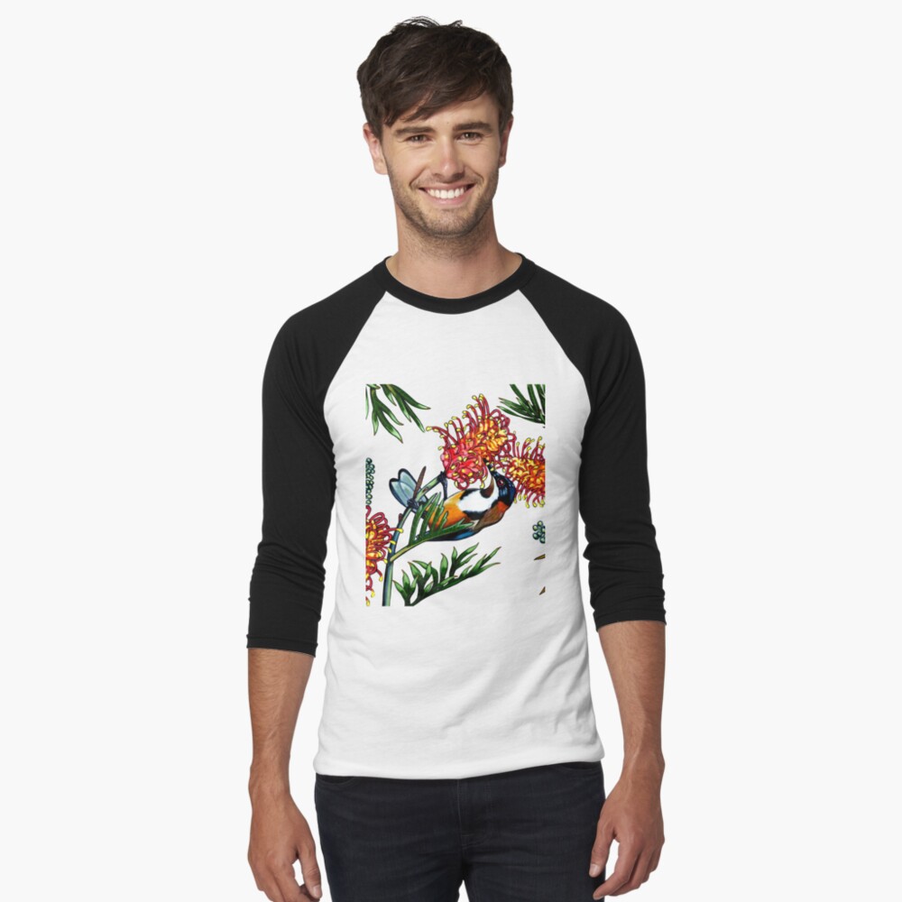 Item preview, Baseball ¾ Sleeve T-Shirt designed and sold by lauralretz.