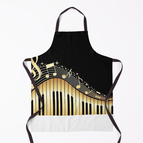 Item preview, Gold Piano Keyboard designed and sold by VintageViolet79.