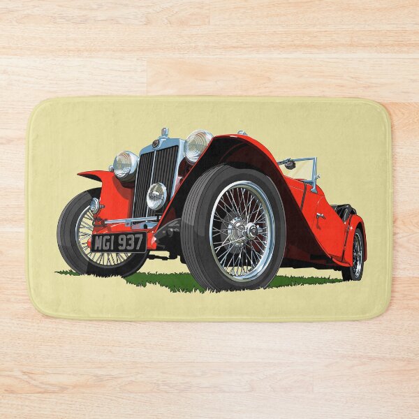 Item preview, 1937 MG Midget in red designed and sold by candc-retro.