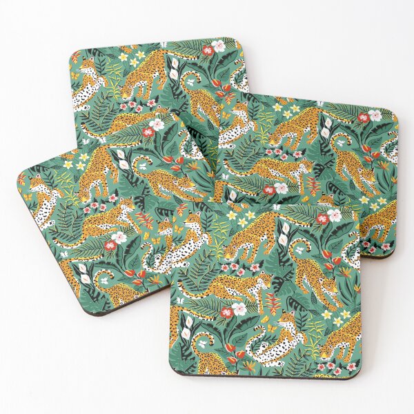 Item preview, Dancing Jaguar Jungle - Green designed and sold by TigaTiga.