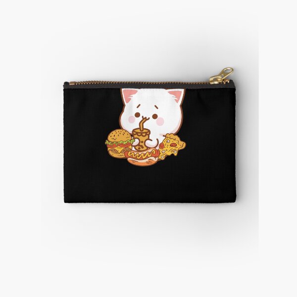 Item preview, Fast Food Cat with pizza and burger designed and sold by fatshirt.