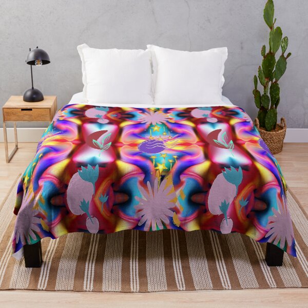 Item preview, Psychedelic Abstraction with Stars, graphic psychedelic abstract art, trippy graphic psychedelic arte abstracto designed and sold by Adri Barnard.