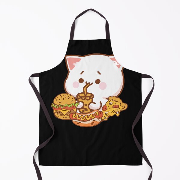 Item preview, Fast Food Cat with pizza and burger designed and sold by fatshirt.