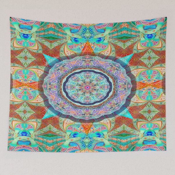 Item preview, Floral Batik Bathik Pattern Bed Sheet or Frock Design 3 designed and sold by PodiShawna.