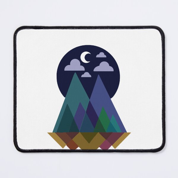 Item preview, Cartoon background nature sticker designed and sold by Mergani Art.