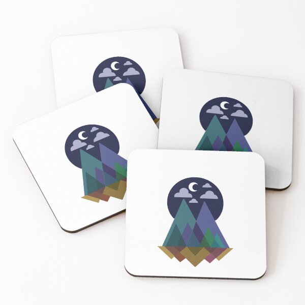Item preview, Cartoon background nature sticker designed and sold by Mergani Art.