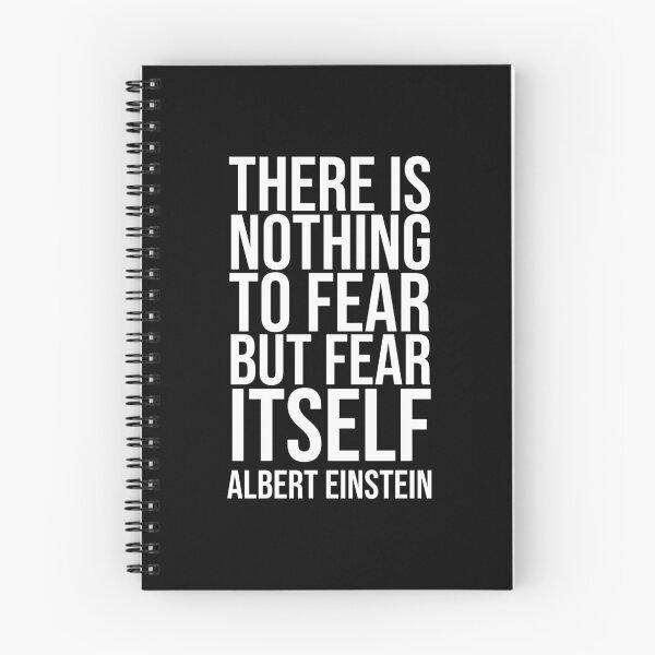 Item preview, Only Fear Itself - Einstein quote designed and sold by Philippe Derungs.