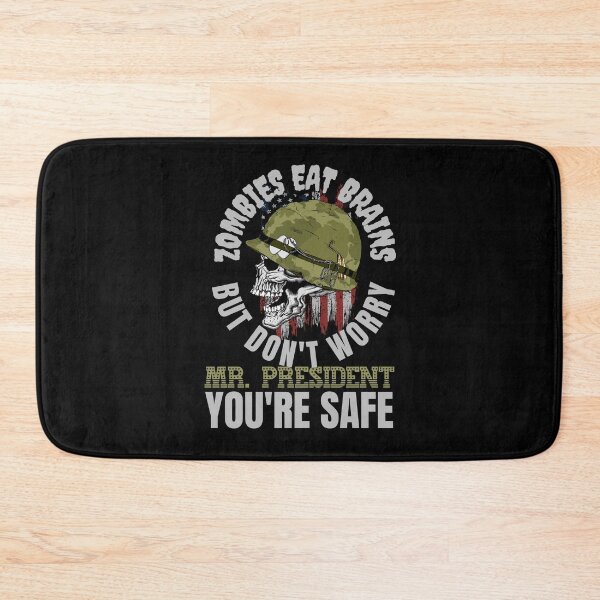 Item preview, Zombies Eat Brains, but dont worry Mr President - youre safe! Funny Anti Joe Biden design! designed and sold by HROC.