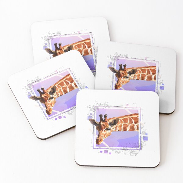 Item preview, Giraffe colorful low poly design - Low poly arts, geometric designs, graphic constructions and animal representation designed and sold by AdvanceDesign.