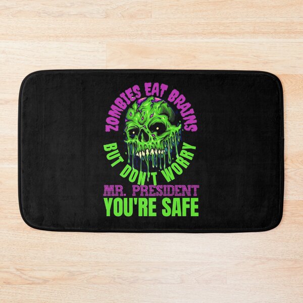 Item preview, Zombies Eat Brains, but dont worry Mr President - youre safe! Funny Anti Joe Biden design! designed and sold by HROC.