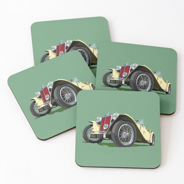 Item preview, 1937 MG Midget in cream designed and sold by candc-retro.